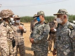 بازدید فرمانده نیروی زمینی سپاه از یگان‌های مستقر در نوار مرزی ارس