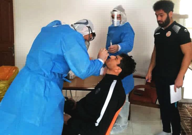 اعضای تیم مس سونگون امروز تست کرونا دادند