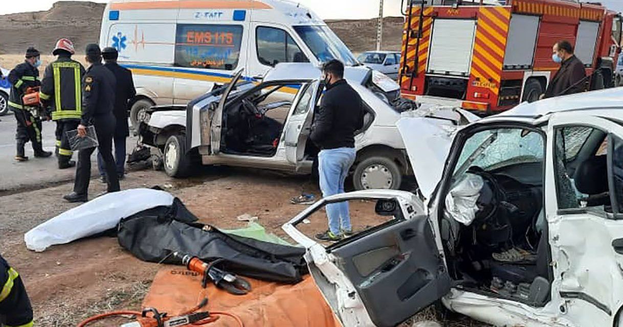 4 کشته و مجروح در تصادف خونین میانه_ترک + تصاویر