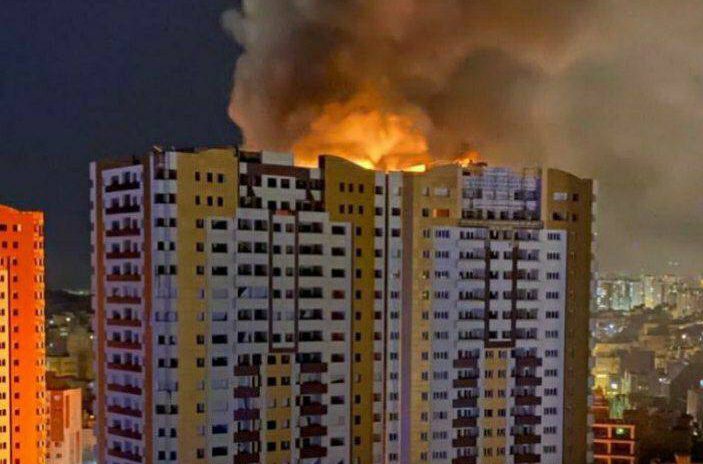 آتش‌سوزی در تبریز و ممنوعیت استفاده از نمای کامپوزیت