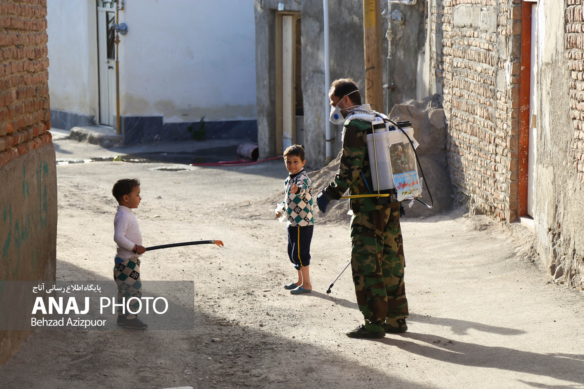 ضدعفونی خیابان‌ها و معابر تبریز