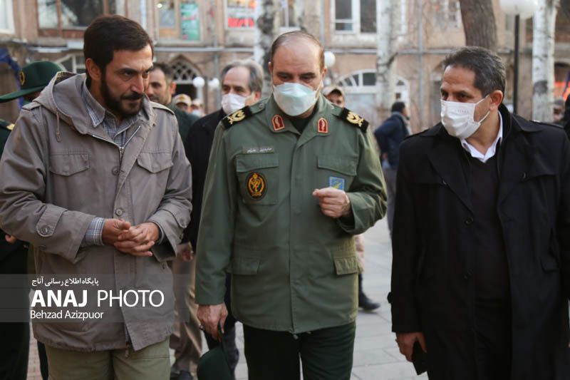 بازدید سردار خرّم از لوکیشن سریال شهید باکری