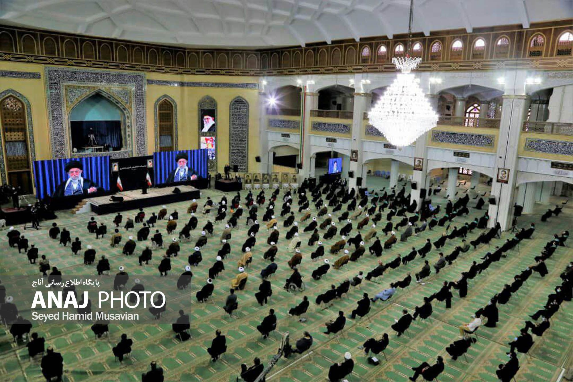 ارتباط تصویری رهبر انقلاب با مردم آذربایجان‌شرقی