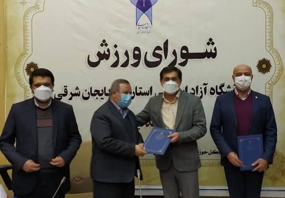 قدردانی از تیمداری دانشگاه آزاد تبریز در دوچرخه‌سواری