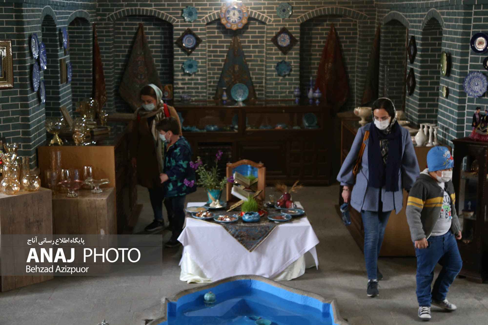 مسافران نوروزی در تبریز