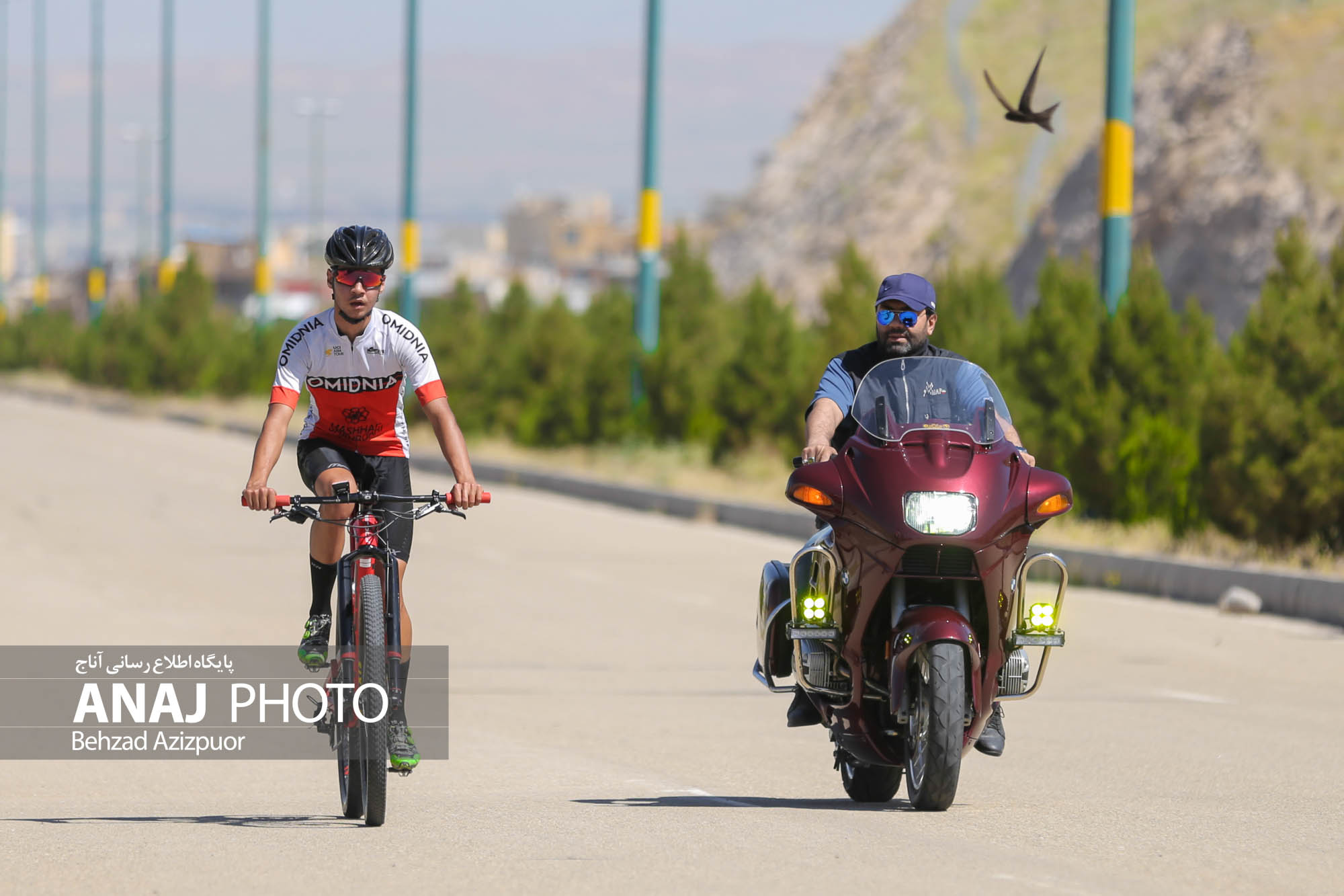 مسابقه دوچرخه سواری در تبریز