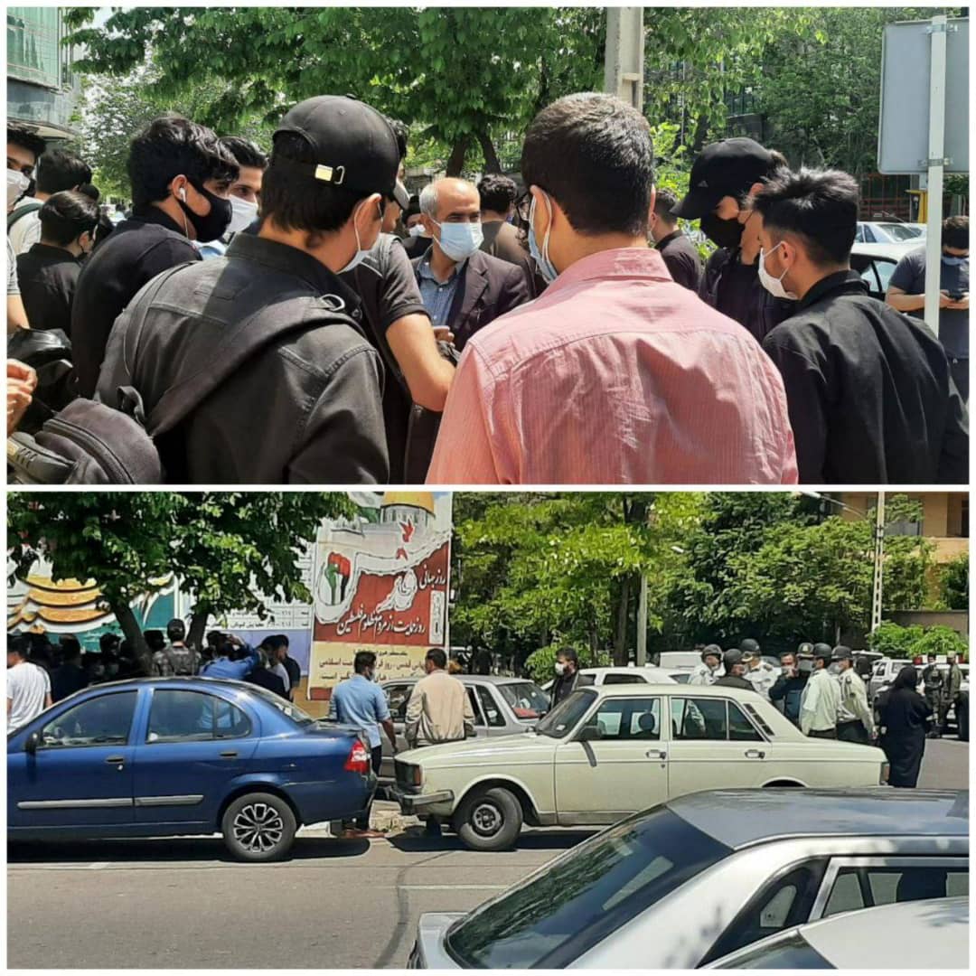 تجمع اعتراضی دانش آموزان تبریزی/ امتحانات نهایی غیرحضوری برگزار شود