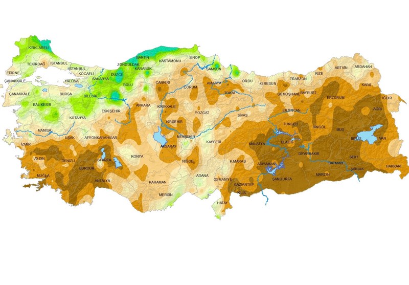 نواخته شدن زنگ خطر برای خشکسالی و بحران آبی در ترکیه