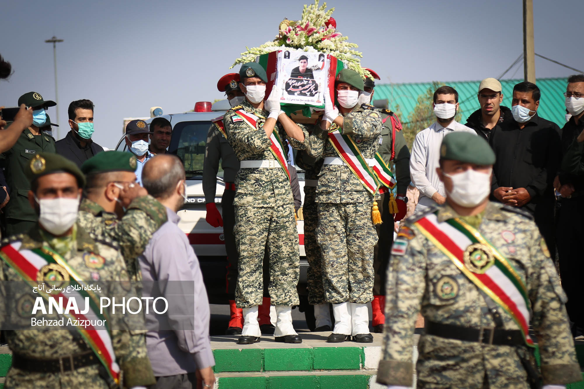 مراسم تشییع پیکر سرباز شهید میلاد جبارپور