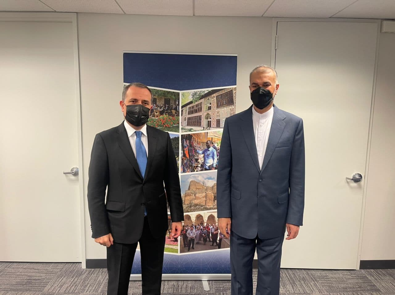 ملاقات وزیر امور خارجه با همتای آذربایجانی