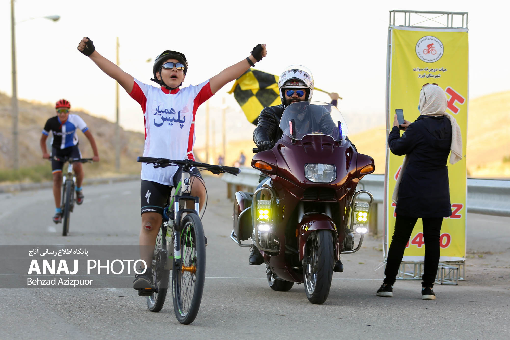 مسابقه دوچرخه‌سواری در تبریز
