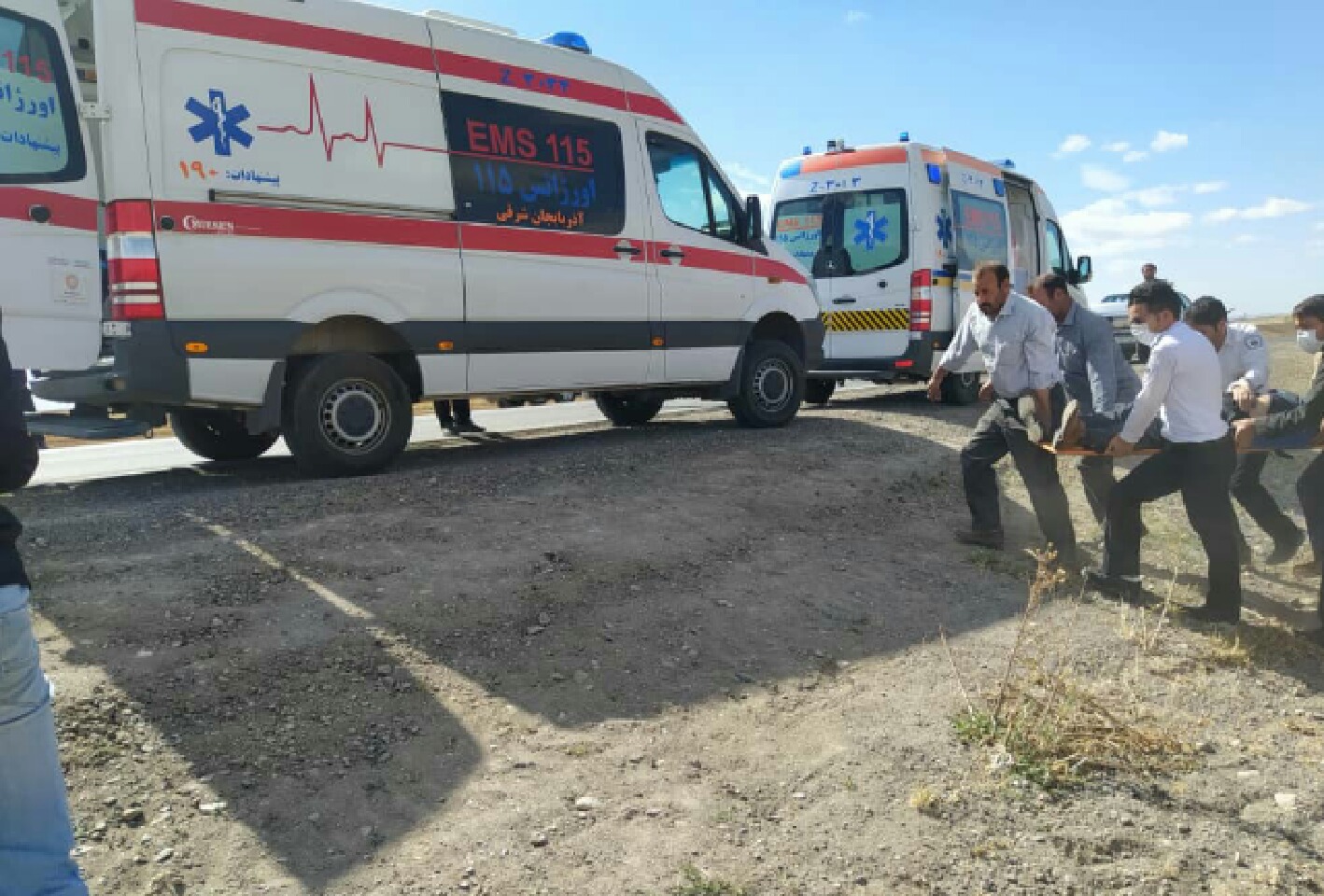 مصدومیت ۱۱ نفر در تصادفات محورهای آذربایجان شرقی