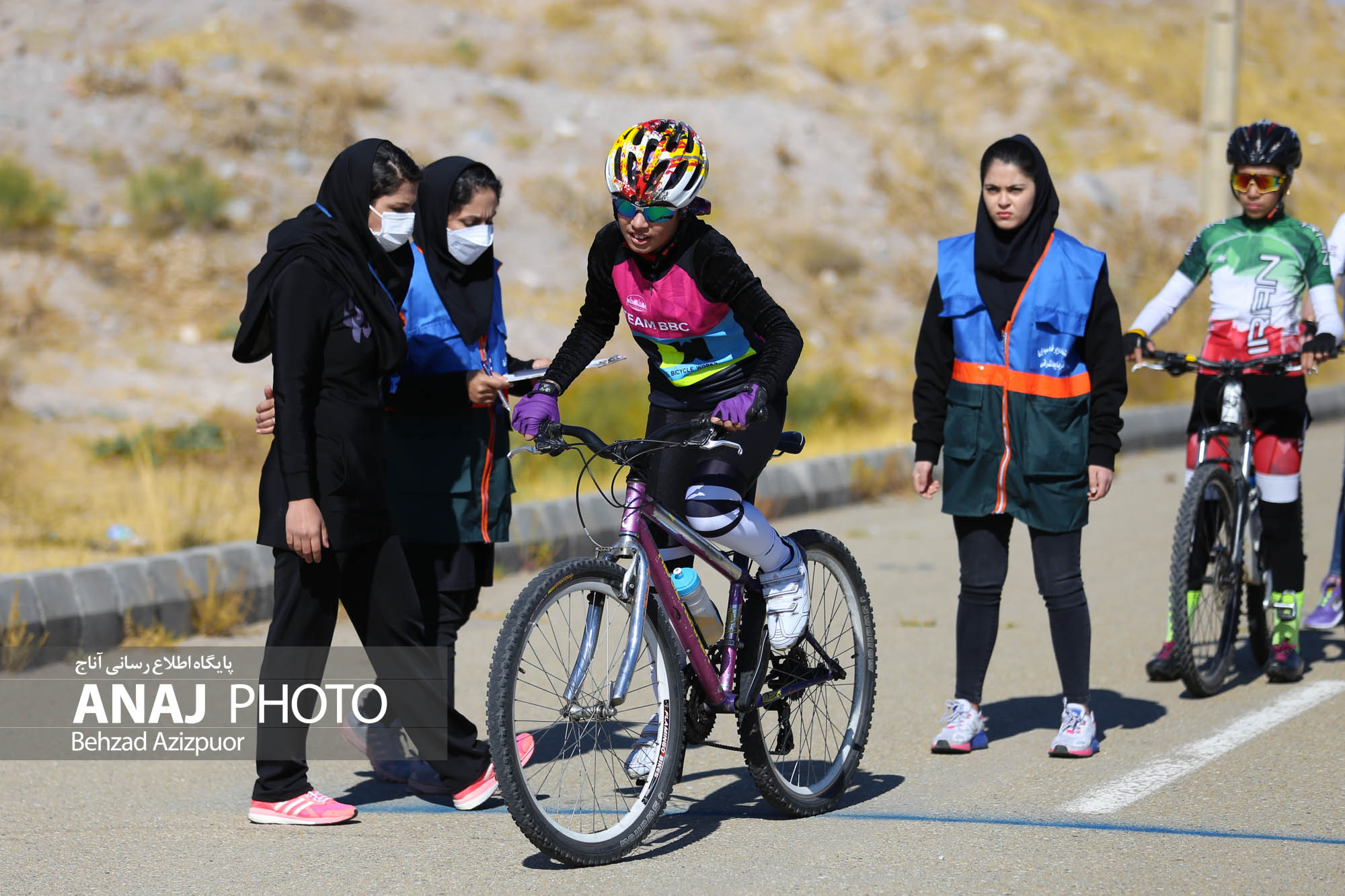 استعدادیابی دوچرخه‌سواری دختران