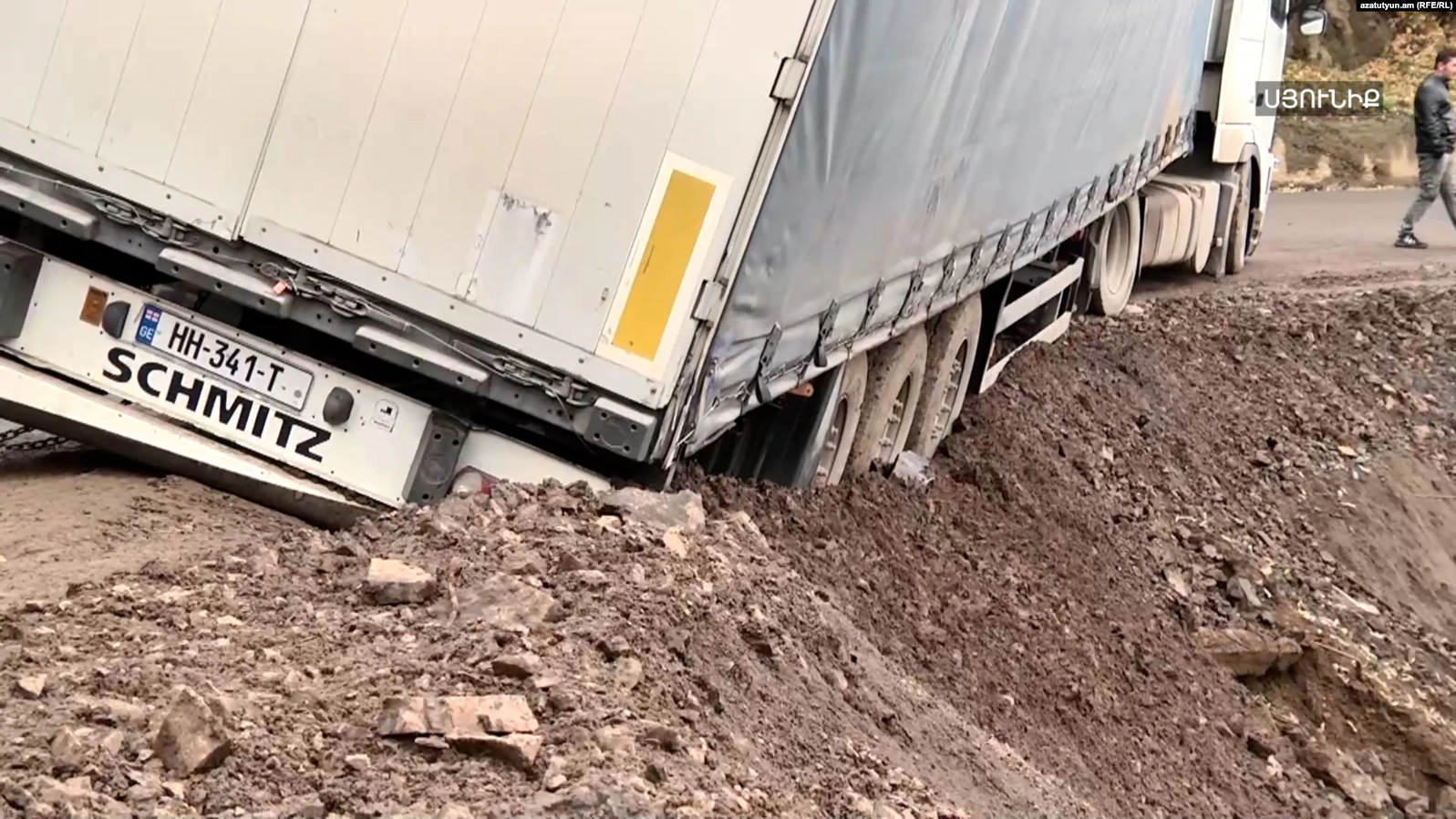 نارضایتی رانندگان ایرانی از جاده جدید ارمنستان