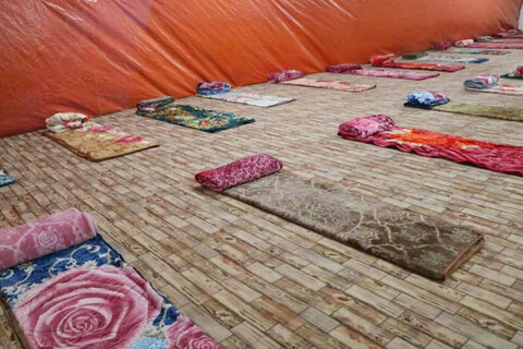 بی‌خانمانان تبریزی در گرمخانه اسکان می‌یابند