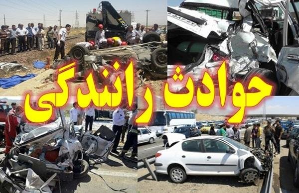یک کشته و چهار مصدوم در تصادف جاده مراغه – هشترود