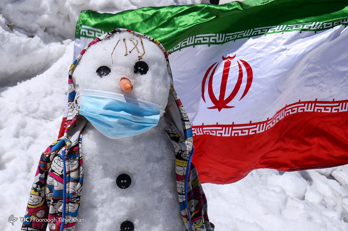 برگزاری جشنواره آدم برفی در تبریز