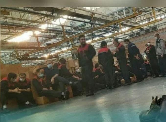 کارگران شرکت موتورسازان تراکتورسازی تبریز اعتصاب کردند