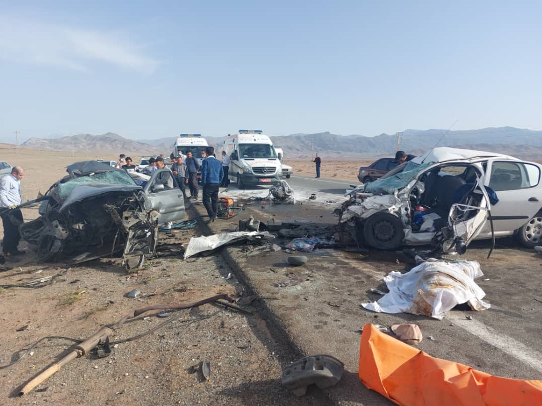 تصادف مرگبار با 5 کشته در محور مرند- خوی+ عکس