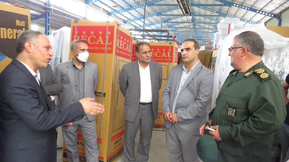 بازدید جانشین فرمانده سپاه عاشورا از کارخانه‌ آیسان فلات تبریز + تصاویر
