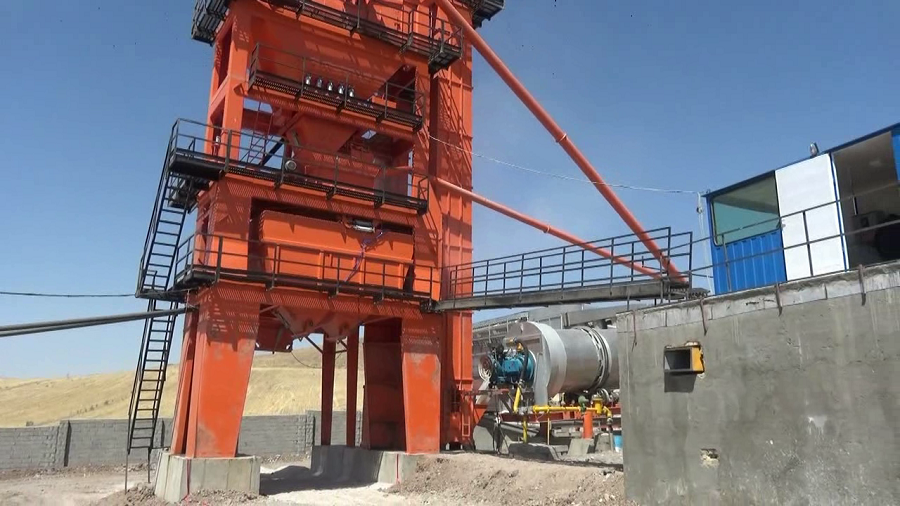 افتتاح کارخانه آسفالت هشترود