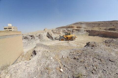 اجرای عملیات آماده سازی قطعات تخصیصی نهضت ملی مسکن در اسکو