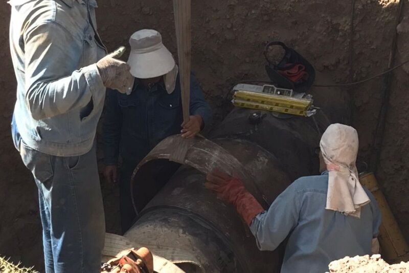 تقویت ضریب ایمنی خط انتقال گاز تبریز _ نوردوز