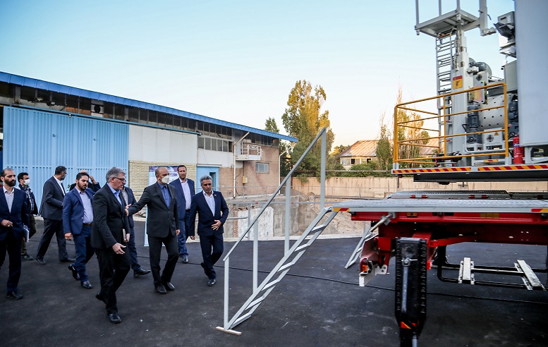 افتتاح سکوی پرتاب بالن مخابراتی هوشمند در تبریز