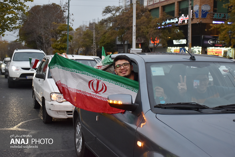 تبریز در شادی برد تیم ملی