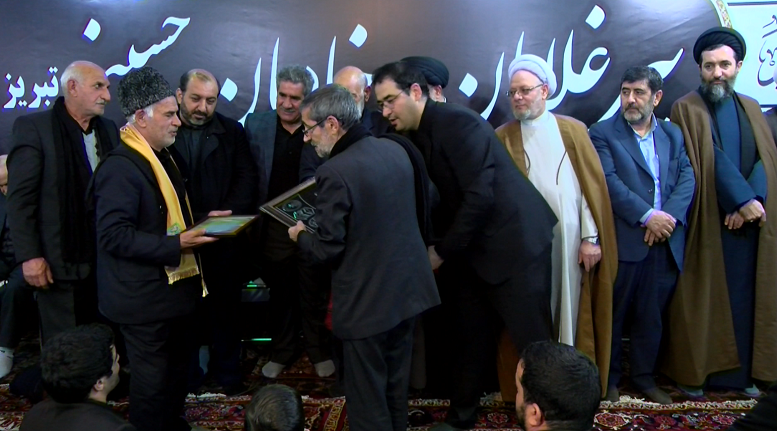 تجلیل از پیرغلامان و خادمان دربار اباعبدالله الحسین(ع) در تبریز