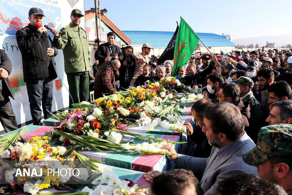 آیین استقبال از شهدای گمنام دوران دفاع مقدس