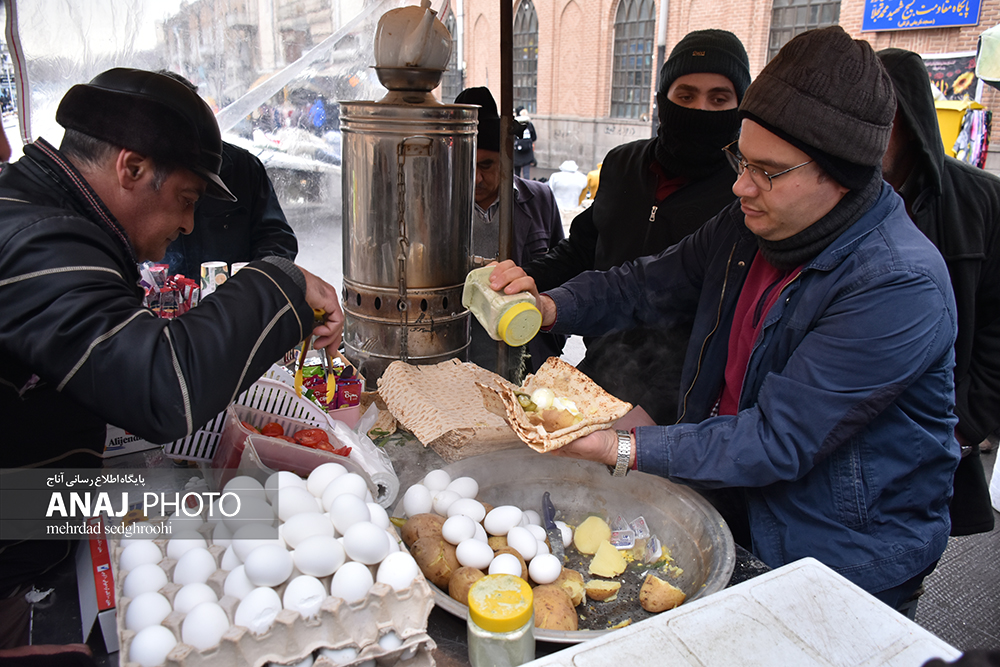 مشاغل فصل سرد در تبریز