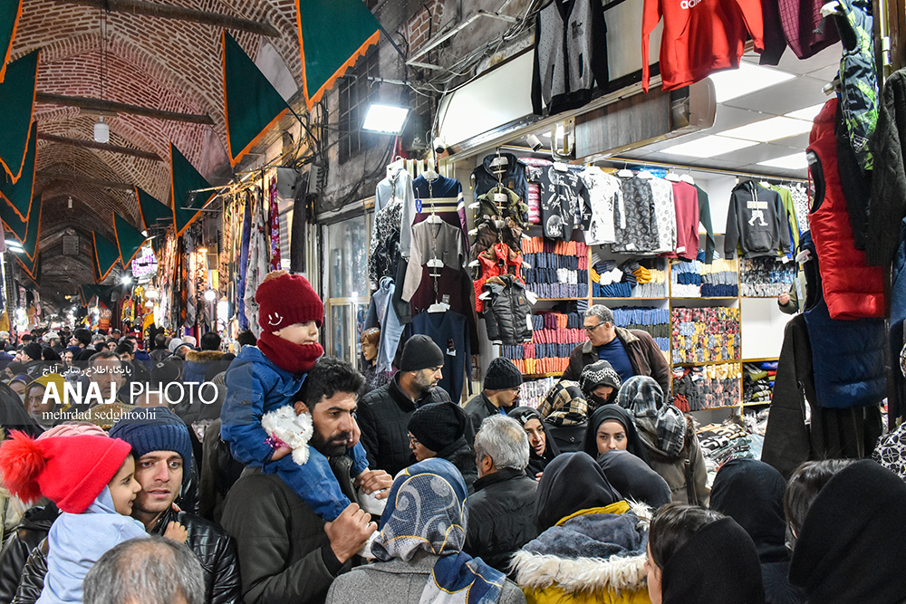 بازارگرم تبریز در روز پدر