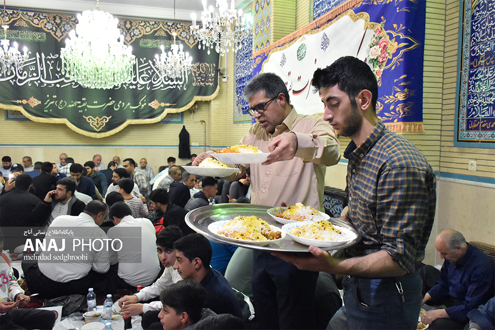 افطار موکبی ها در تبریز