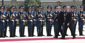 علی اف از اردوغان رسما استقبال کرد