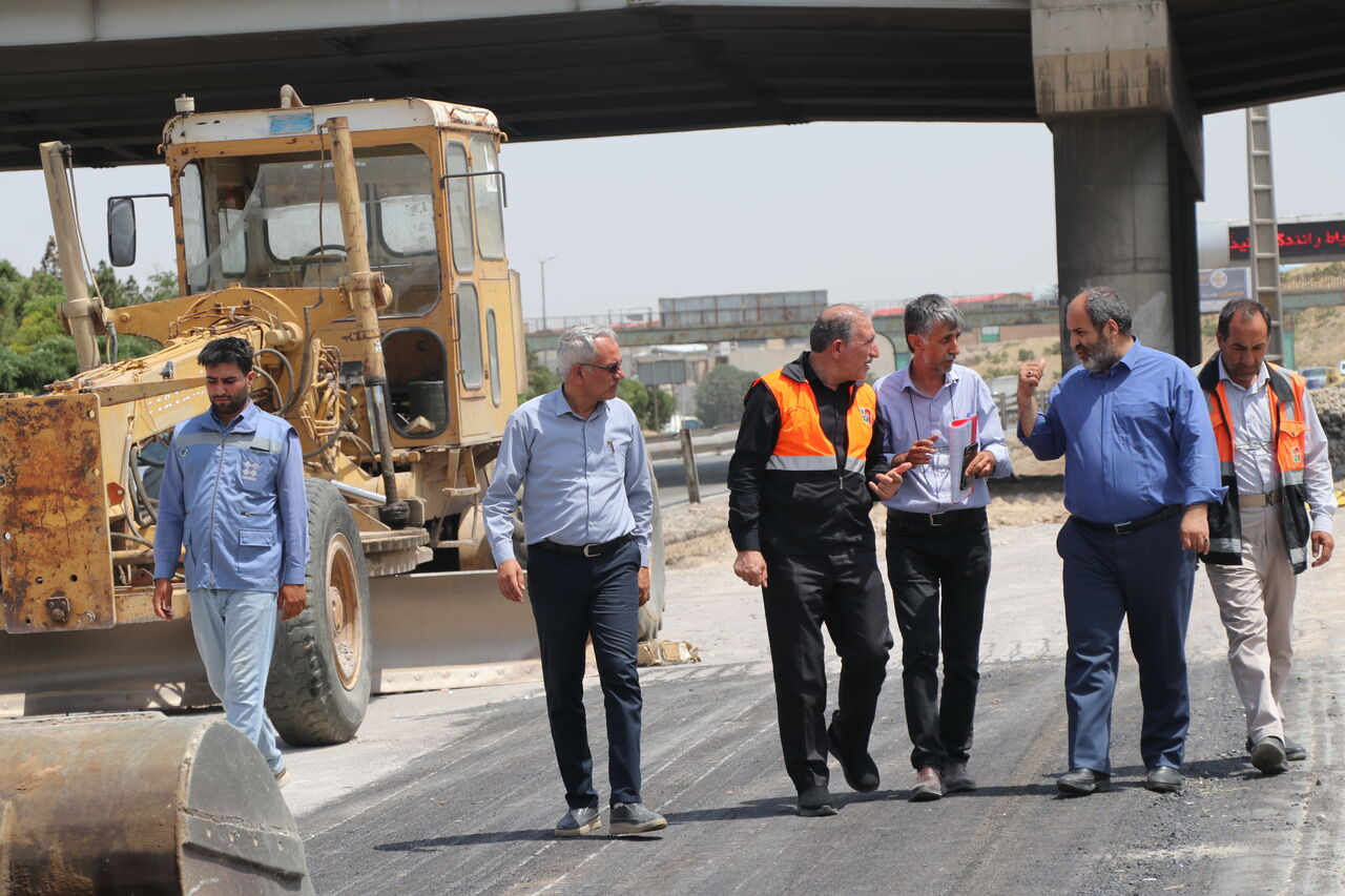 پیشرفت 50 درصدی پروژه تعریض اتوبان کسایی