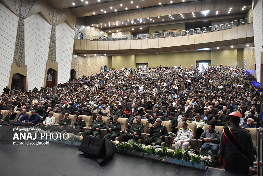 مراسم تجلیل از سردار محمدتقی اوصانلو در تبریز