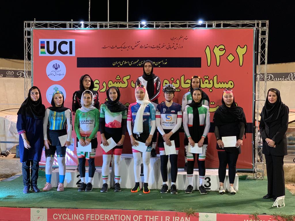 کسب ۴ نشان رنگارنگ توسط رکابزنان تبریزی در مسابقات پیست بانوان کشور