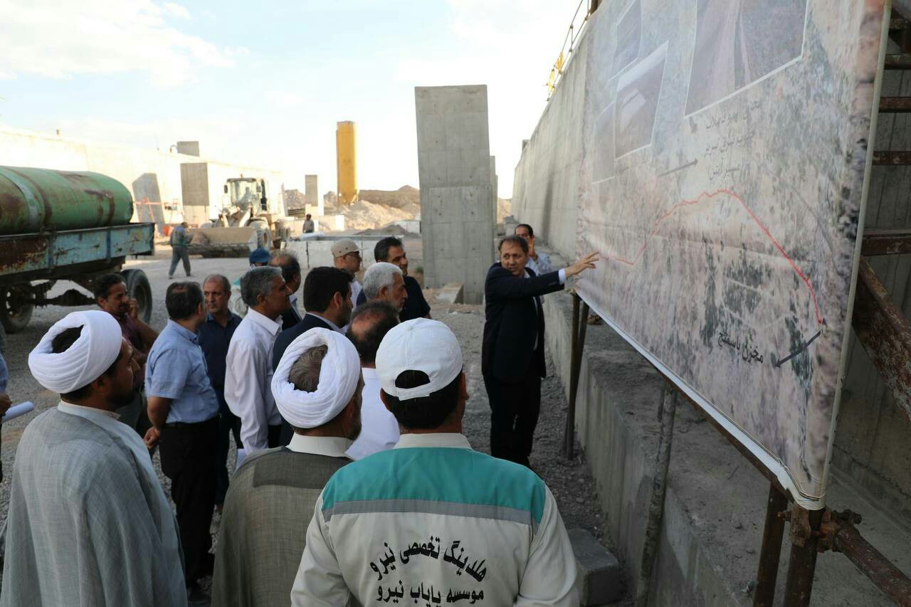 بازدید معاون آب و آبفای وزیر نیرو از پروژه‌های خط دوم آبرسانی و رینک جنوبی کلانشهر تبریز