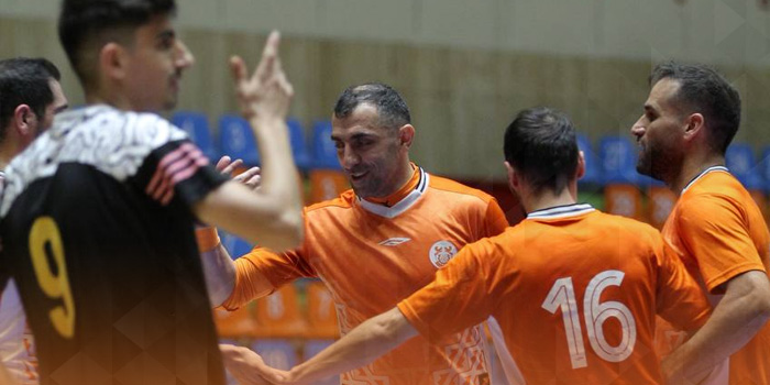 دستگرمی پرگل قهرمان لیگ برتر فوتسال