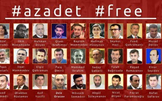 ۱۴۷ نفر از ۲۰۴ زندانی سیاسی جمهوری آذربایجان، «فعالین مذهبی» هستند