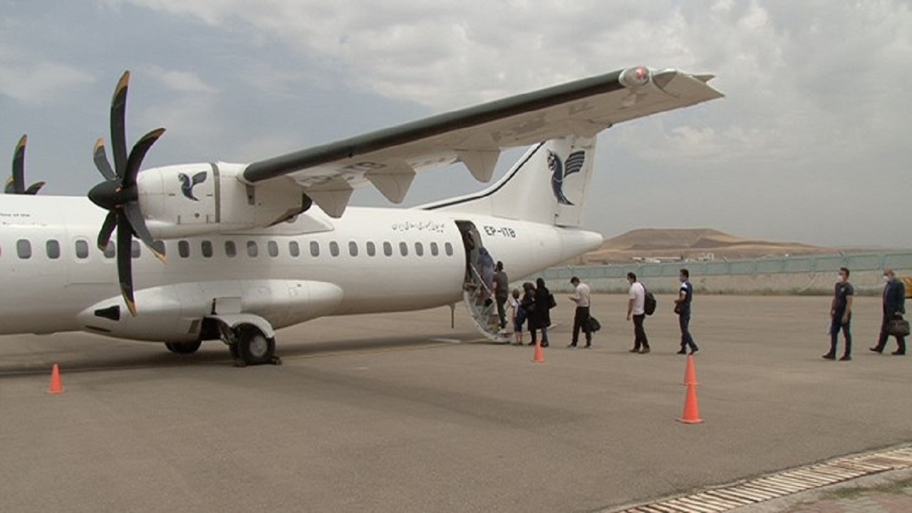 برقراری نخستین پرواز از فرودگاه سهند