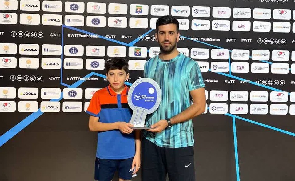 پینگ‌پنگ‌باز نونهال آذرشهری قهرمان کاپ جهانی گرجستان شد
