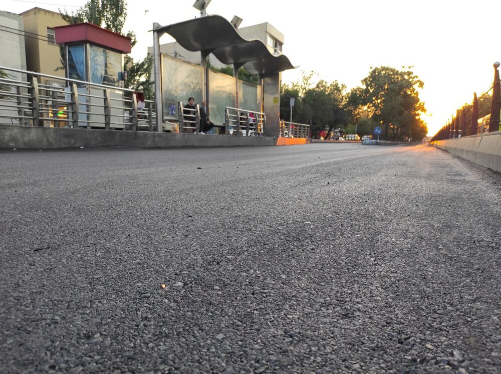 آغاز آسفالت‌ریزی اساسی مسیر تندروی اتوبوس تبریز