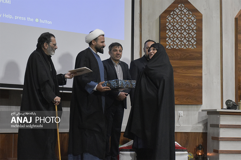 مراسم یادبود شهید خوشنویس رحمان الوانی