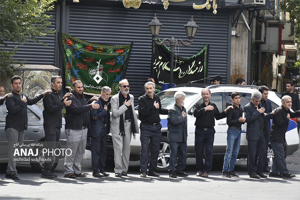 عزاداری جاماندگان اربعین در تبریز + فیلم