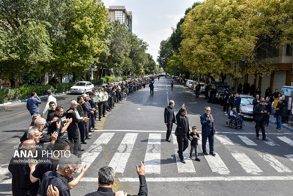 دسته عزاداری در تبریز