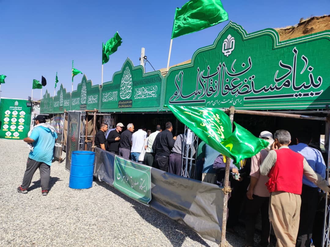 استقبال گسترده زوار خارجی از موکب اربعینی زمزم آذربایجان