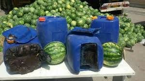 کشف مواد‌مخدر در پوشش مرکبات در میانه