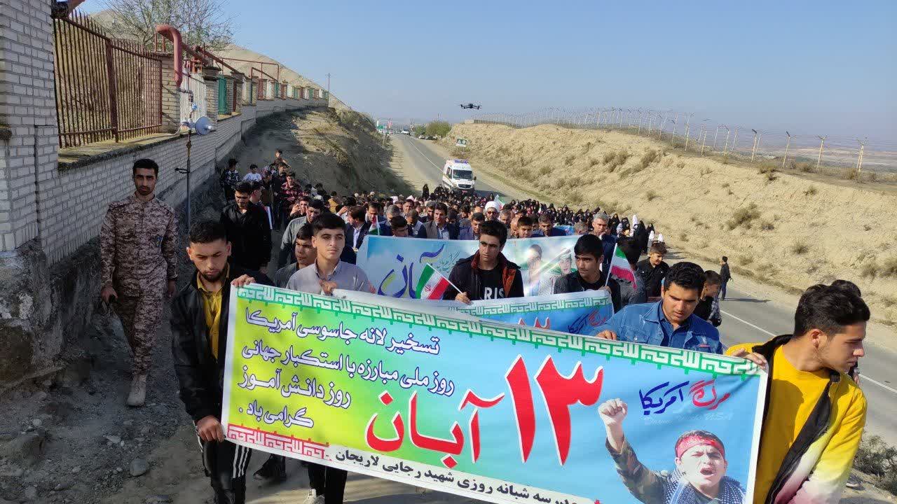 طنین فریاد مرگ بر آمریکا در مرند و خداآفرین